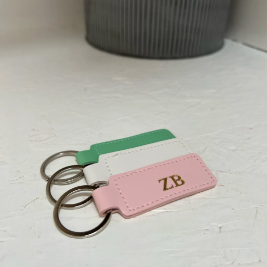 Personalised Rectangle Keyring