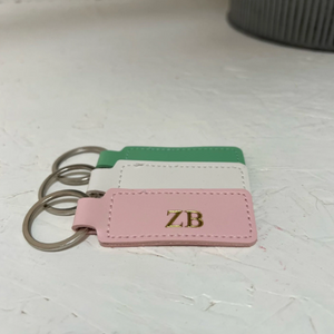 Personalised Rectangle Keyring