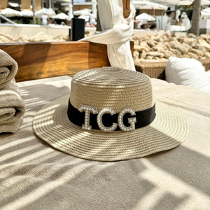 personalised beach hat