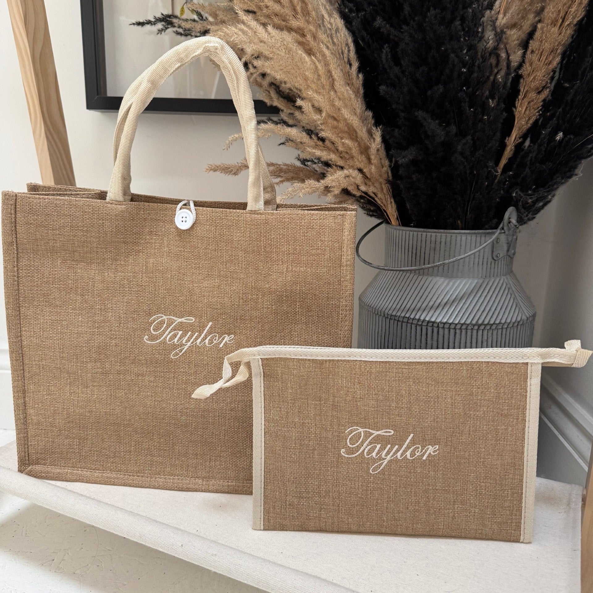 Personalised Beach Bag Set