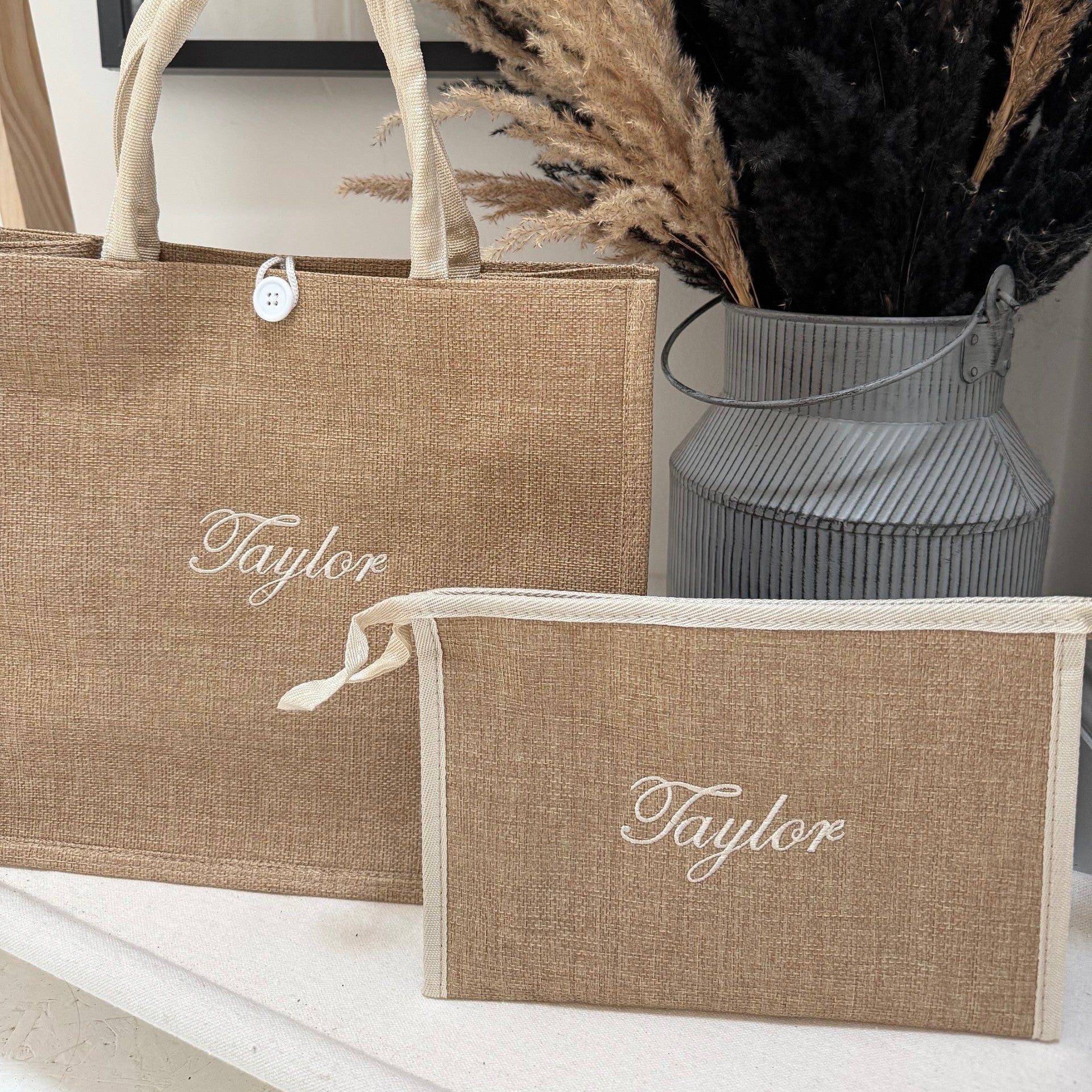 Personalised Beach Bag Set