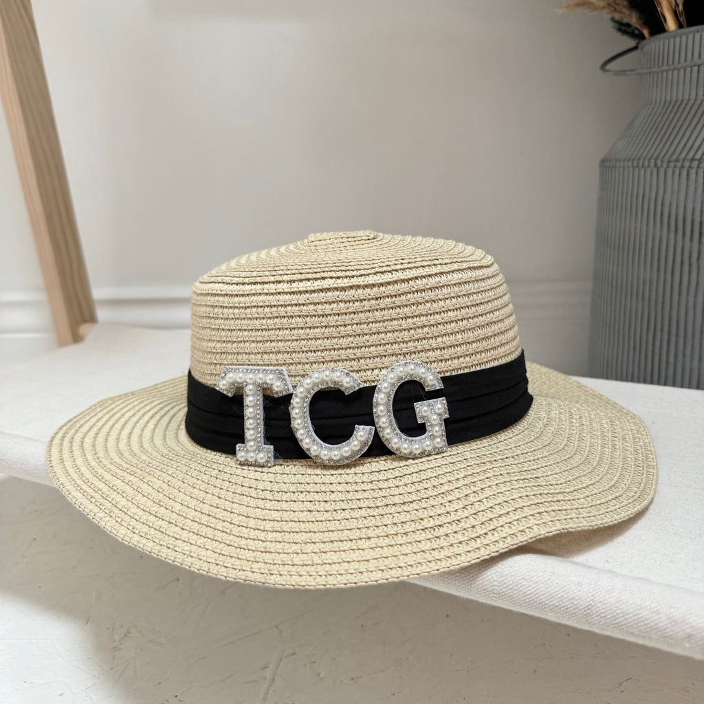 personalised beach hat