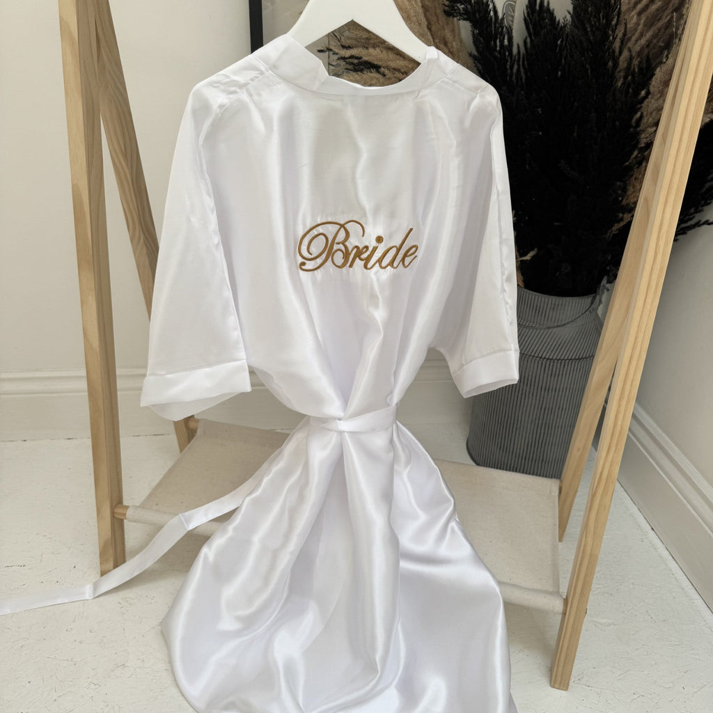 Wedding Satin Robe