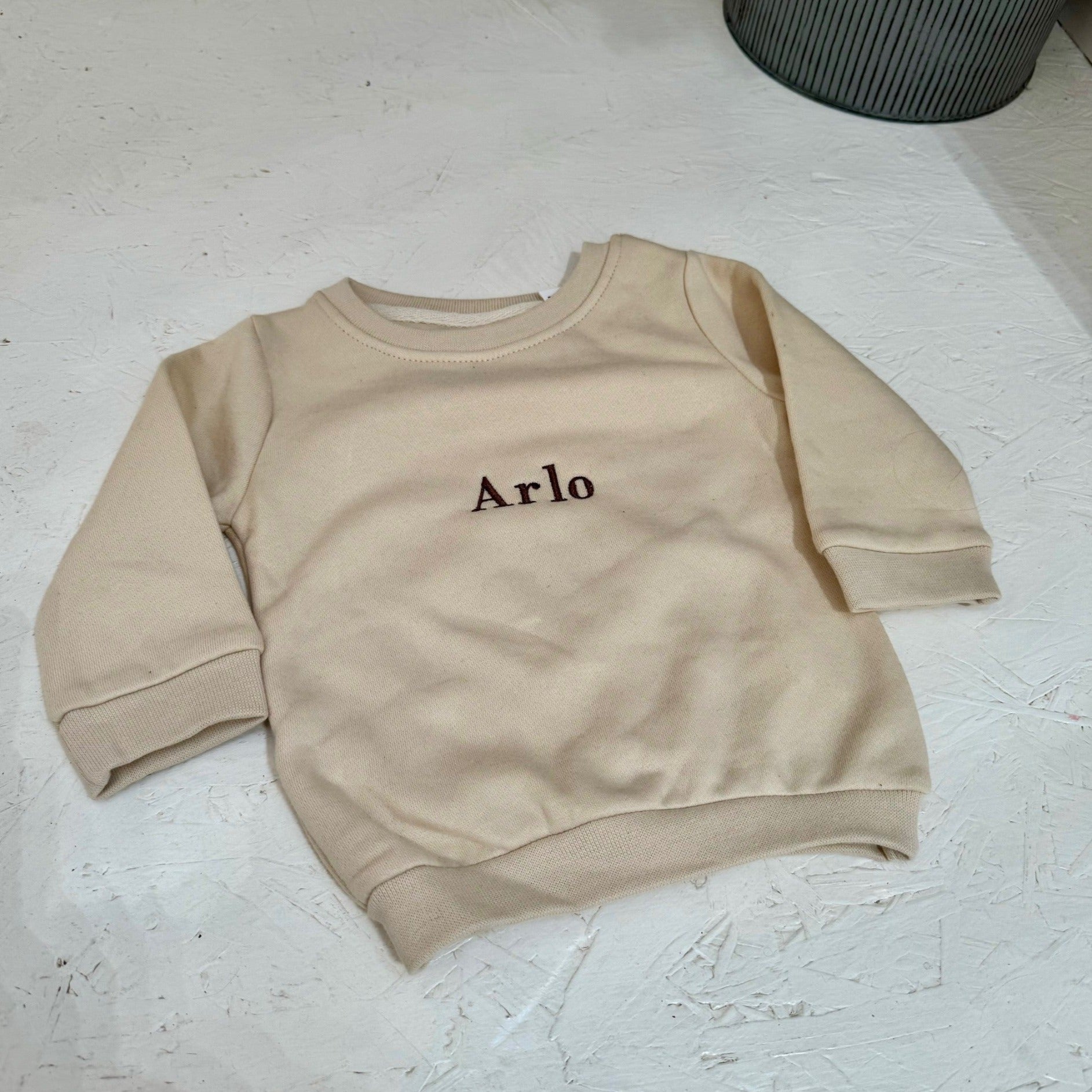 Personalised Kids Embroidered Sweatshirt