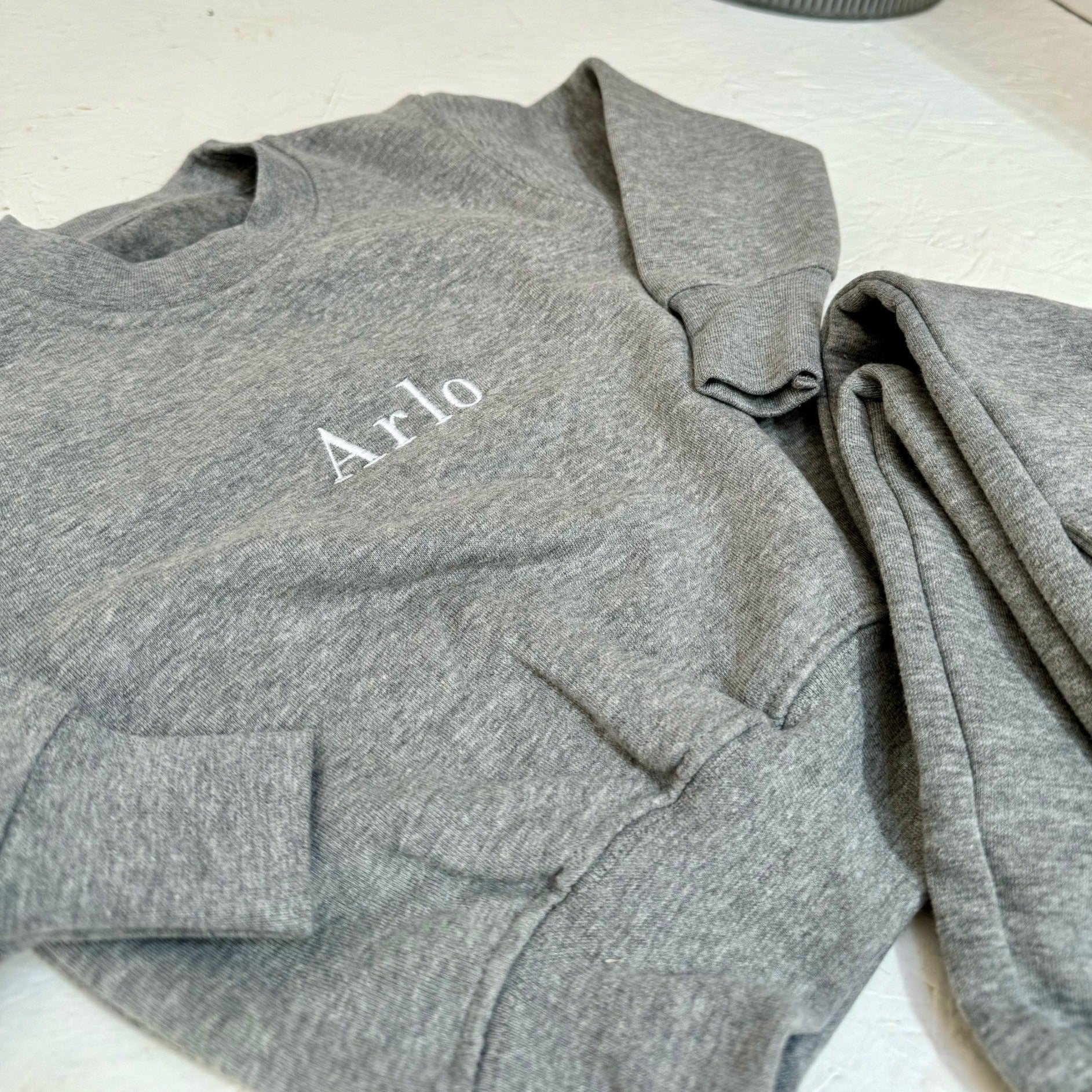 Personalised Kids Embroidered Tracksuit