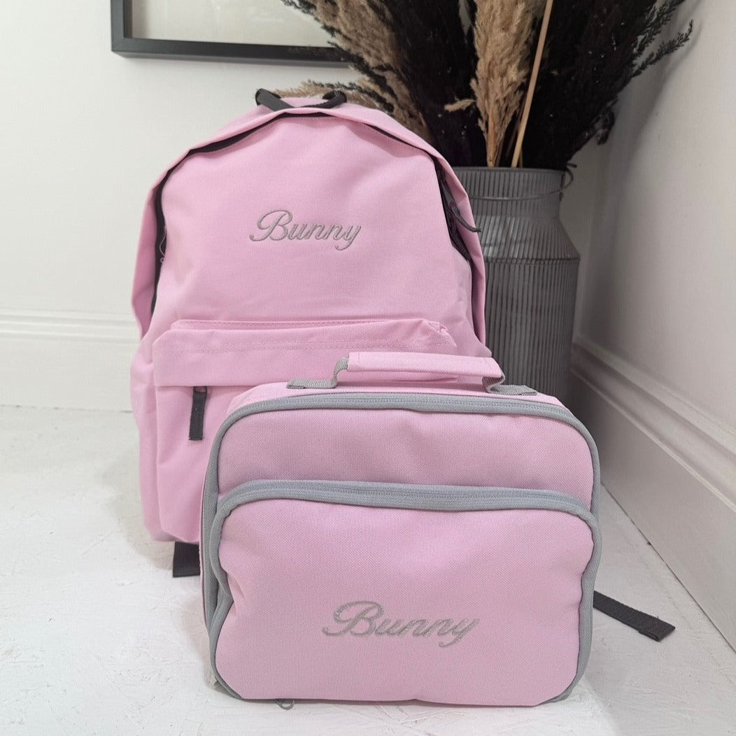 Personalised Pink Rucksack