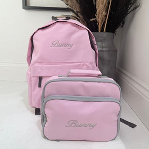 Personalised Pink Lunch Box