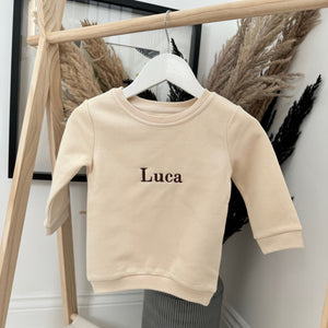 Personalised Kids Embroidered Sweatshirt