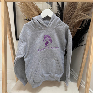 Personalised Kids Horse Hoodie