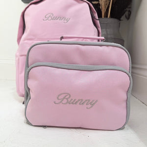 Personalised Pink Lunch Box