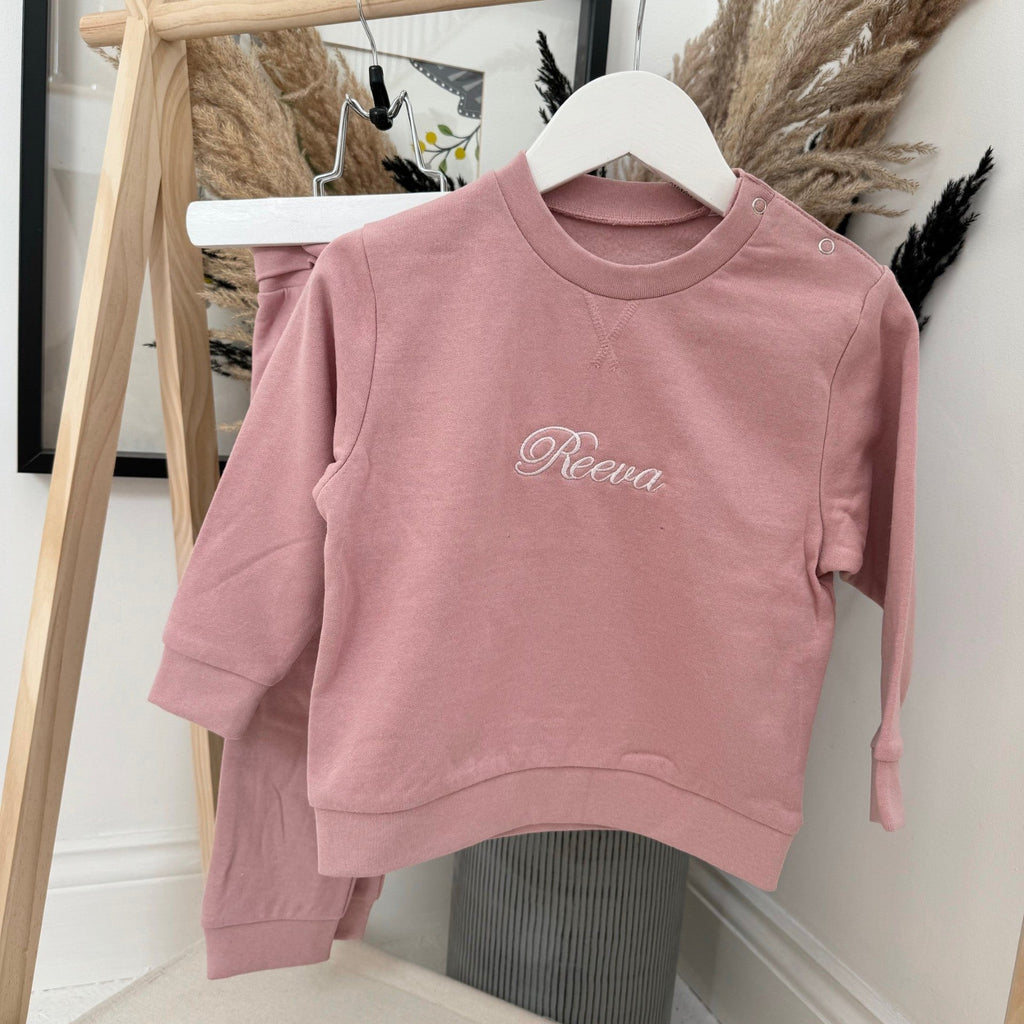 Personalised Kids Embroidered Tracksuit