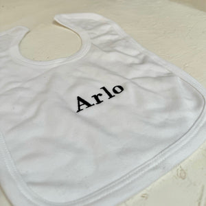 Personalised baby bib