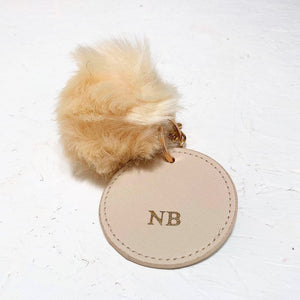 Personalised Pom Pom Keyring